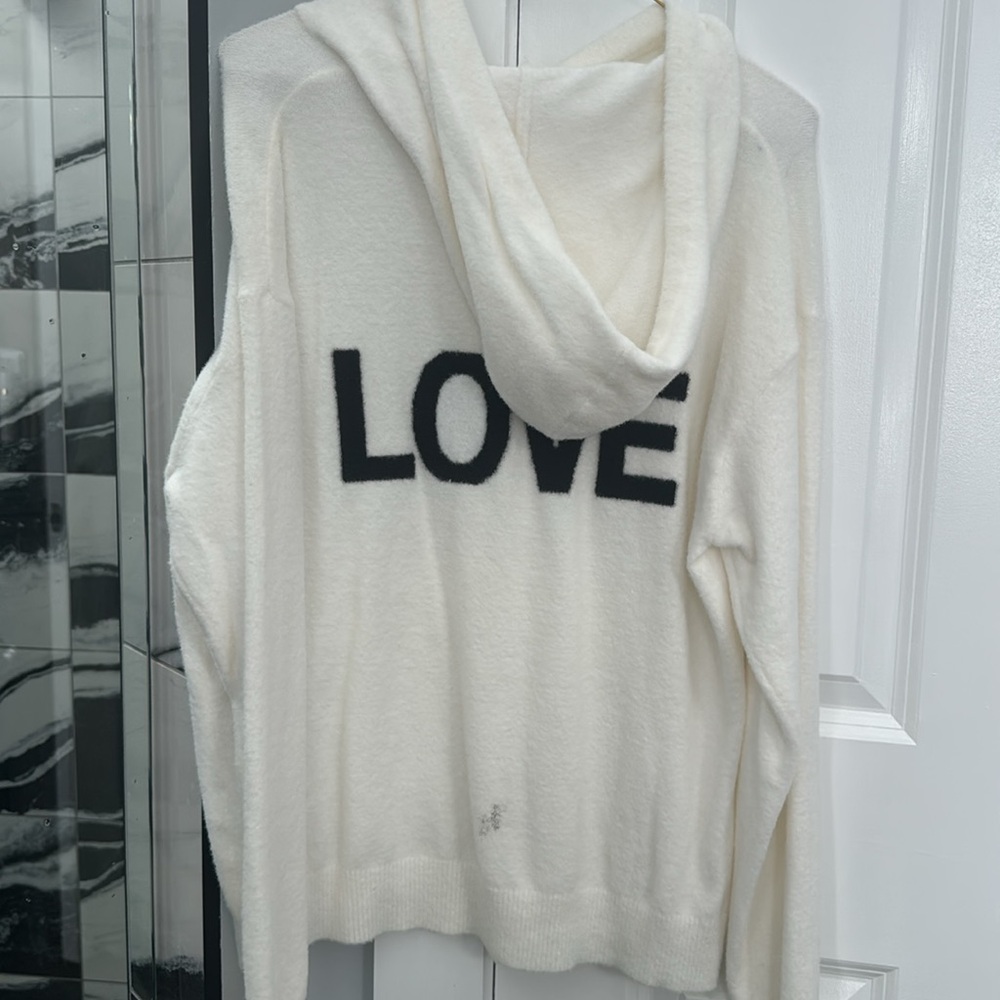 Spiritual Gangster Cream Hoodie Sweater